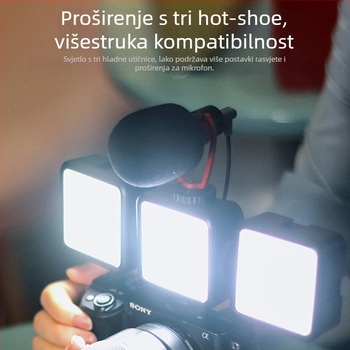 Mini LED rasvjeta za prijenos uživo, <10W, 3.7V, ručna