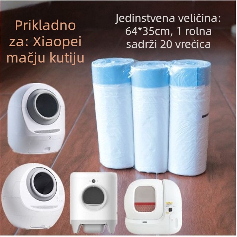 Torba za otpad za kutiju za mačji pijesak – stil prsluka, bez uvoza