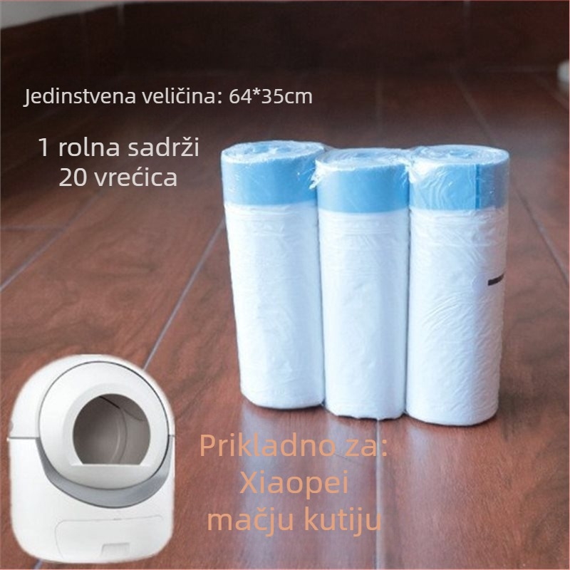 Torba za otpad za kutiju za mačji pijesak – stil prsluka, bez uvoza