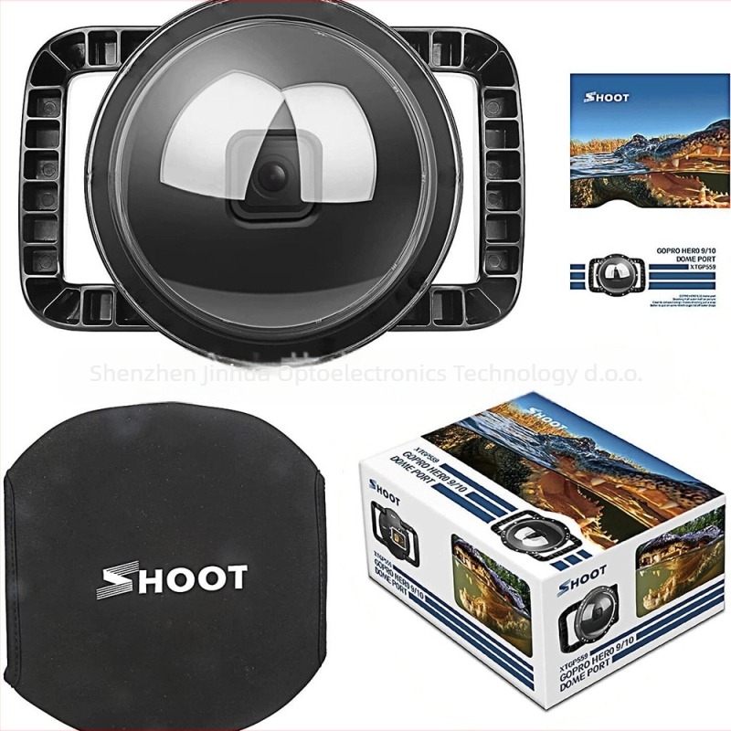 Maska za ronjenje za GoPro Hero10/9 – sferna vodootporna maska, ABS i akril, model XTGP559, anti-fog, paket sadrži 1 masku i zaštitni poklopac