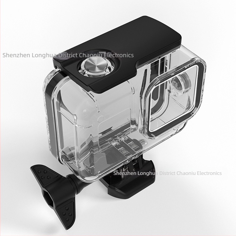 Vodootporan kućište GoPro 8 CN-76 — PC + kaljeno staklo, vodootporna zaštita za GoPro 8, mogućnost ispisa logotipa