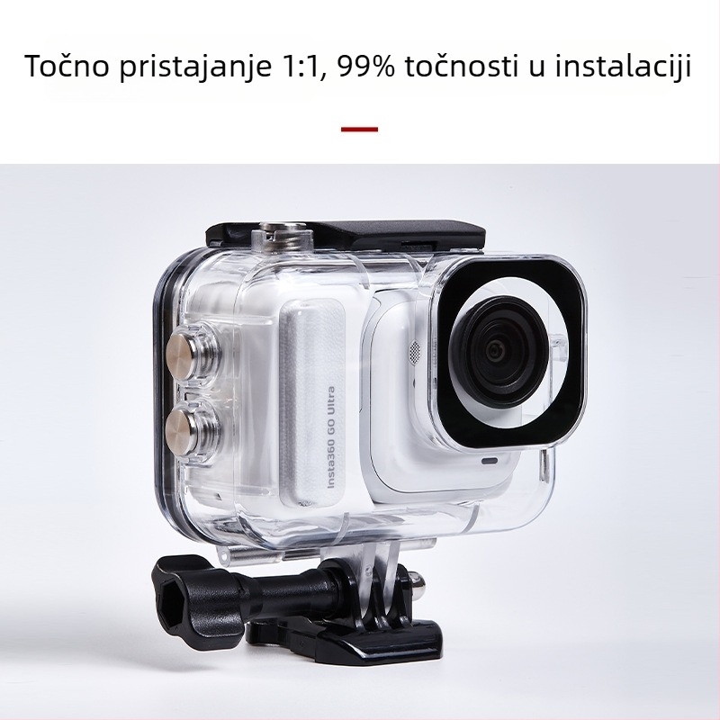 Love xiaou zaštitni diving case za Insta360 Go Ultra – model A-ysgu-wc, kompatibilan s Go Ultra, materijal PC + kaljeno staklo, mogućnost prilagođenog logotipa