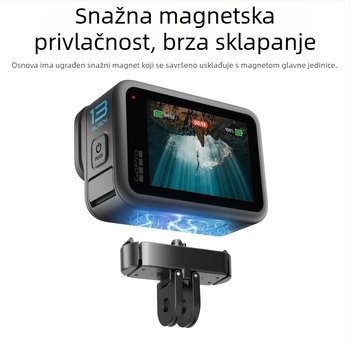 GoPro HERO13 magnetska baza za brzo oslobađanje s dvije kandže od legure