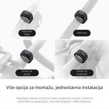 Shadowstone Daljinski prsten za Insta360 GO Ultra - kompatibilan s Insta360 GO Ultra; materijali: plast, metal, elastična traka; ispis logotipa: nije podržan