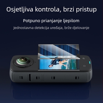 Zaštitno staklo za zaslon Insta360 X4/X5, model S6-FLM-04-TIS, bez logotipa