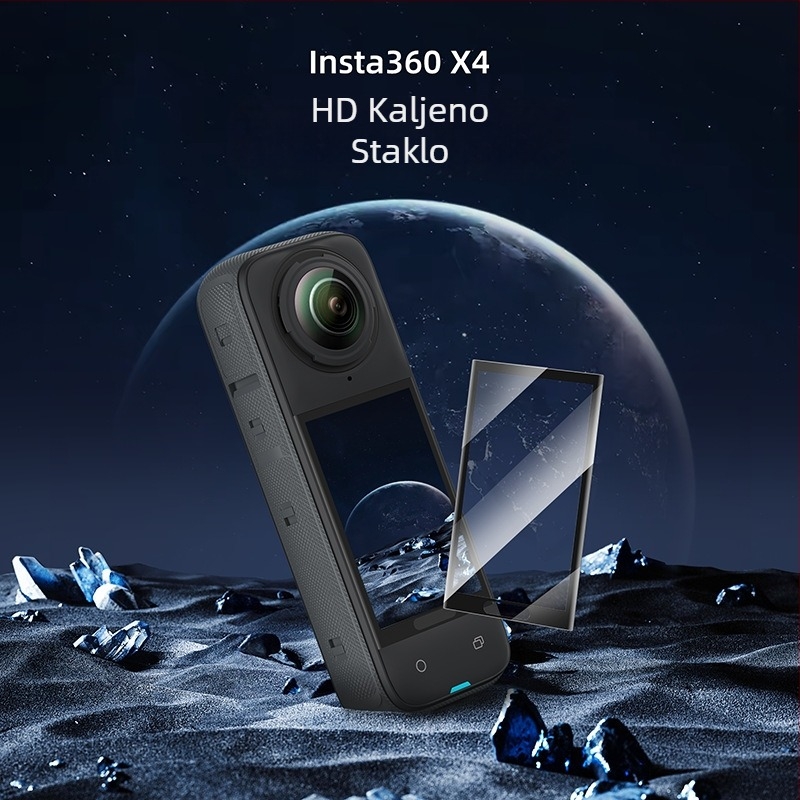 Zaštitno staklo za zaslon Insta360 X4/X5, model S6-FLM-04-TIS, bez logotipa