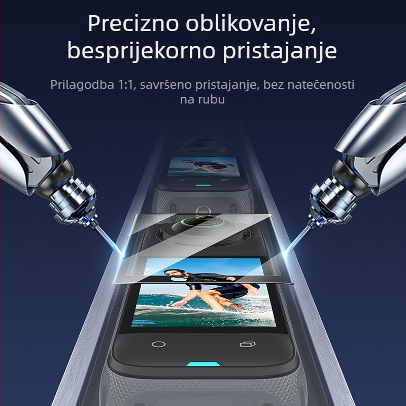 Zaštitno staklo za zaslon Insta360 X4/X5, model S6-FLM-04-TIS, bez logotipa