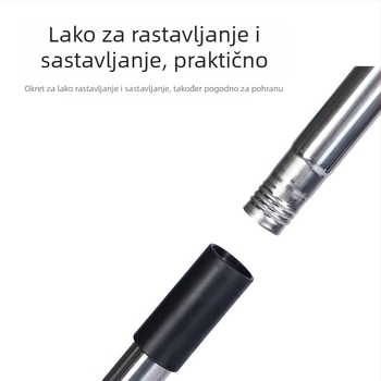 Set za skupljanje izmeta kućnih ljubimaca od nehrđajućeg čelika s odvojivom čistom lopaticom – višenamjenski vrtni alat za perad