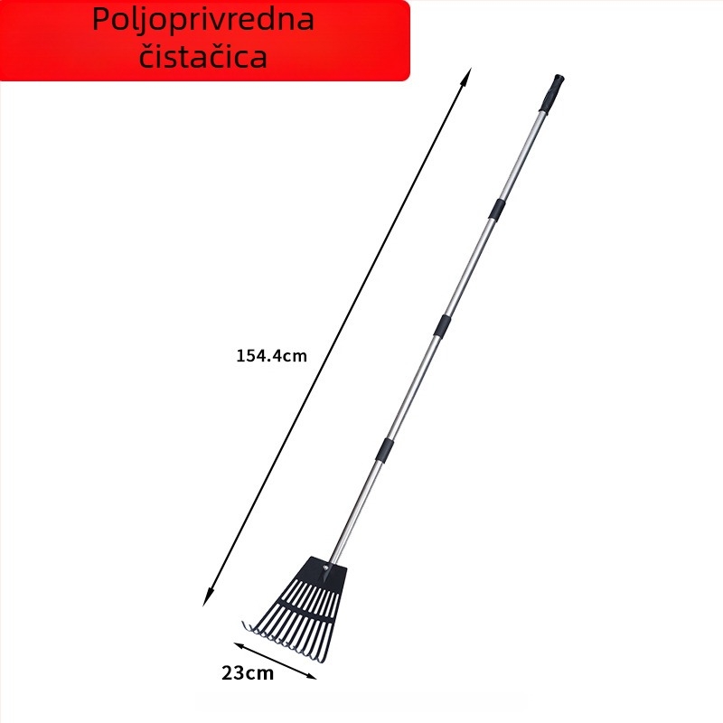 Set za skupljanje izmeta kućnih ljubimaca od nehrđajućeg čelika s odvojivom čistom lopaticom – višenamjenski vrtni alat za perad