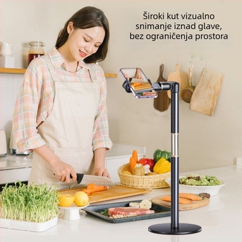 BX-R04 Stolni držač za telefon s podizanjem – Prijenosna, višefunkcionalna podrška za live streaming i fotografiranje, težina 0.83 kg