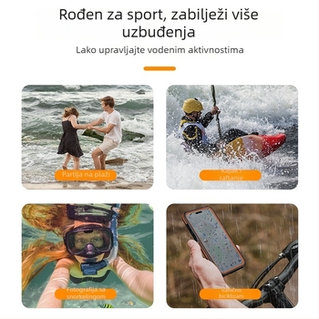 iPhone 15 Pro Max magnetno kućište za telefon, vodootporno, otporno na prašinu i padove