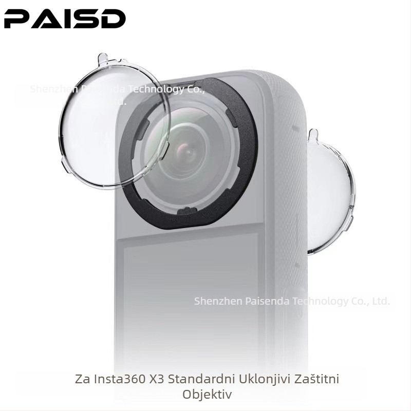 Izmjenjivi zaštitni objektiv za Insta360 X3 – PAISD, zaštita objektiva za panoramsku kameru