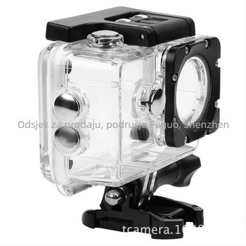 Vodootporan zaštitni kućište za akcijske kamere – PC kućište, kompatibilno sa SJCAM/EKEN/AKASO/APEMAN (Sj4000/H9R)