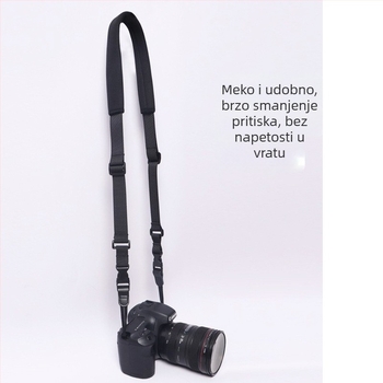 Remen za vrat DSLR s brzim otpuštanjem, 4‑glavni najlon, podesiv, nosivost 20 kg