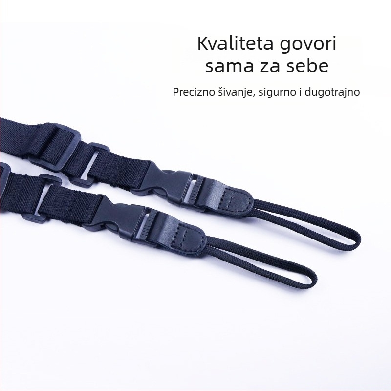 Remen za vrat DSLR s brzim otpuštanjem, 4‑glavni najlon, podesiv, nosivost 20 kg