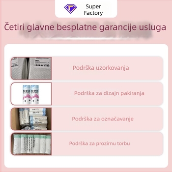 Torba za mačji izmet s vrpcom, debela, prijenosna, HDPE/LDPE