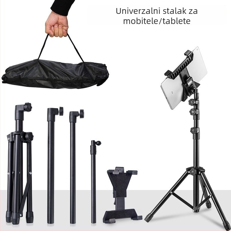 Prilagodljivi tronožni držač za tablet i pametni telefon za live streaming, model 309, težina 1,2 kg, OEM