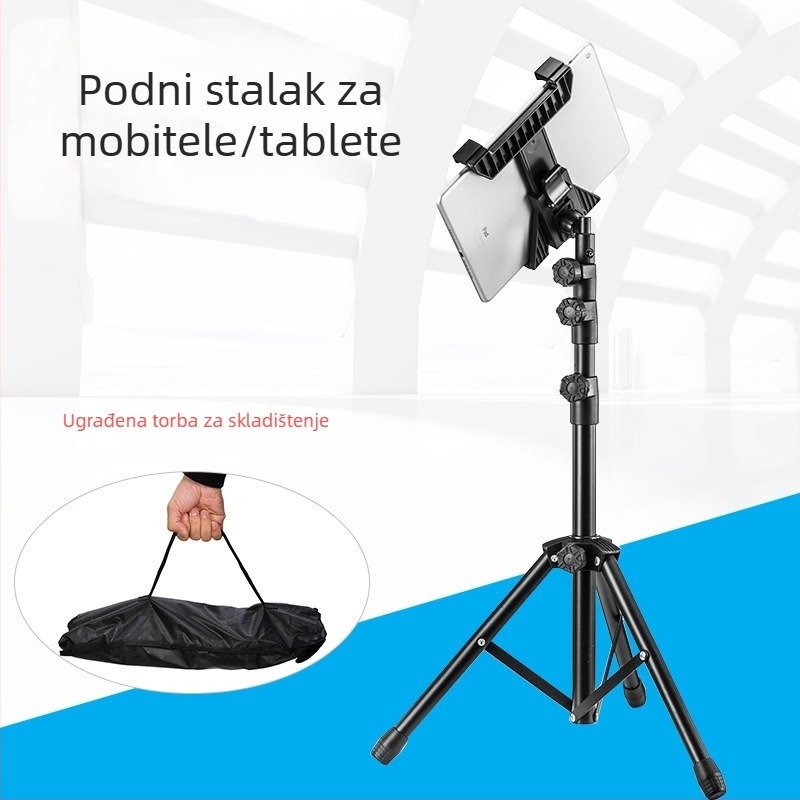 Prilagodljivi tronožni držač za tablet i pametni telefon za live streaming, model 309, težina 1,2 kg, OEM