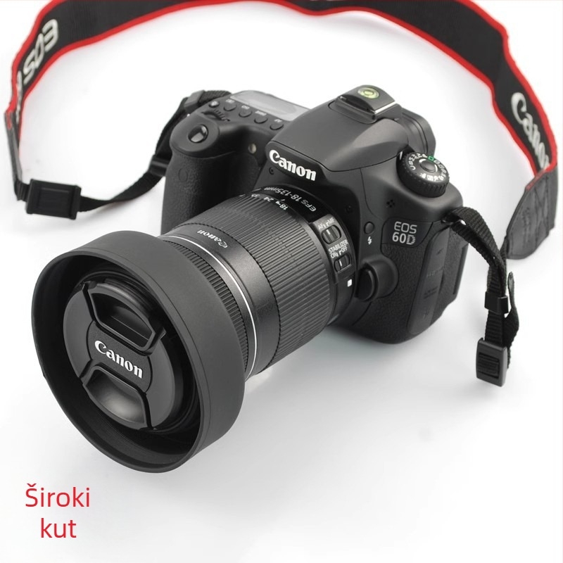 Gumeni sjenilnik za objektiv SLR, trofunkcijski, sklopivi, OEM prerada, podrijetlo Zhejiang