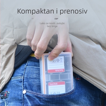 KingMa Kutija za baterije za Canon LP-E6 i Nikon EN-EL15 – Vodootporna i otporna na vlagu, kutija za pohranu baterija