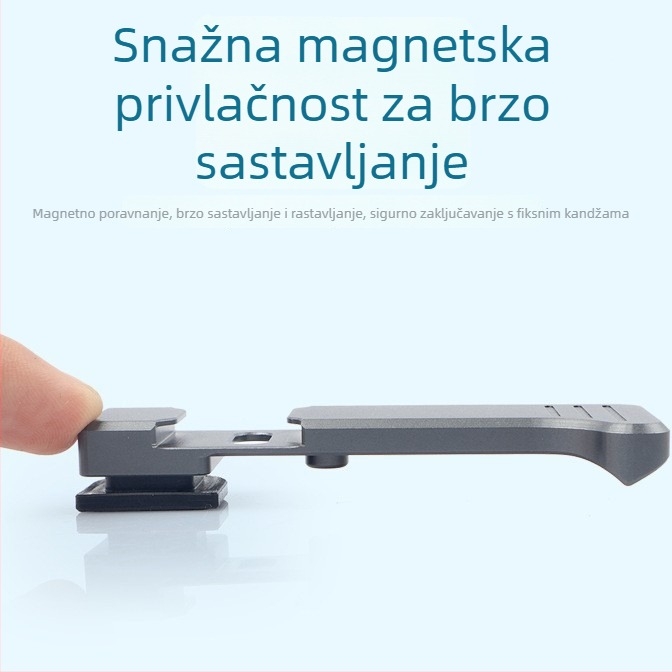 DJI Action 6 set za ručicu za uličnu fotografiju s adapterom za kućicu kamere, aluminijska legura, 135.8 g
