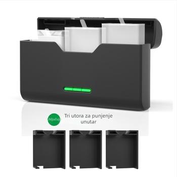 SEIVI Punjač za GoPro – Type-C dok, otporan na udarce, kompatibilan s GoPro 6–10