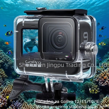 Vodootporna kutija za akcijske kamere — PC, kompatibilno s GoPro 9/10, zaštita tijela i ublažavanje udara