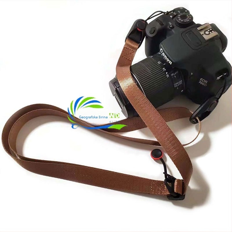 Remen za rameno za fotoaparat s brzim oslobađanjem, podesiv, najlon model 750D, 6 kopči, nosivost 10–20 kg, kompatibilan s Nikon/Canon/Sony/Mirrorless