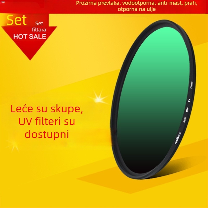 DSLR UV filter tvrtke GREE N.L – višeslojni premaz, OEM obrada, kompatibilan s DSLR fotoaparatima