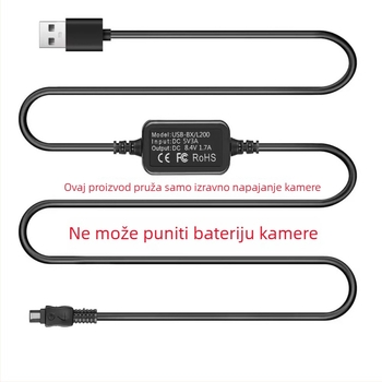 AC-L200 USB adapter za Sony DV kameru – Napajanje i Kabel za punjenje, Standardno pakiranje