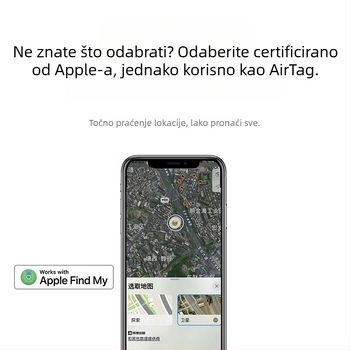 Airtag stil anti-izgubljeni tracker za starije osobe, djecu, automobile i kućne ljubimce; model AK28; kompatibilan s iOS-om, MFI certifikat; 240 mAh baterija; težina 7 g; globalna navigacija po karti