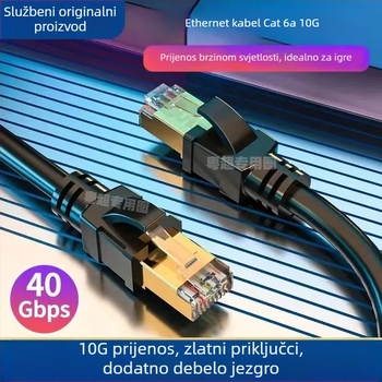 Cat6a Ethernet kabel s USB sučeljem, bakreni vodovi, koaksijalnog tipa kabla