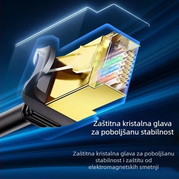 Cat6a Ethernet kabel s USB sučeljem, bakreni vodovi, koaksijalnog tipa kabla