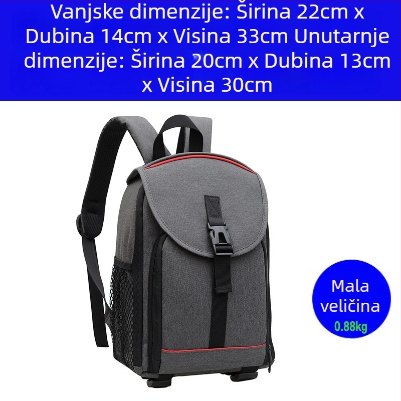 Fotografska torba Anti-Theft od najlona, za SLR kamere i objektive, s remenima s zračnim jastučićima