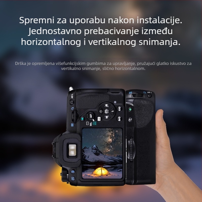 D-bg4 SLR držač za Pentax K-5II, K-7, K-5iis – Čisti bakar + PVC, OEM obrada, dugotrajna baterija
