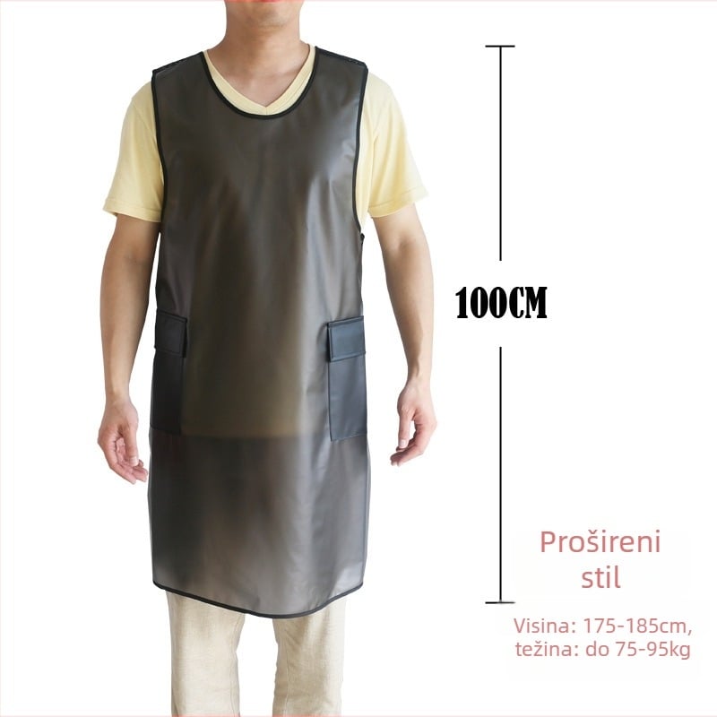 Pregača bez rukava – vodootporna PVC, moderan jednostavan stil