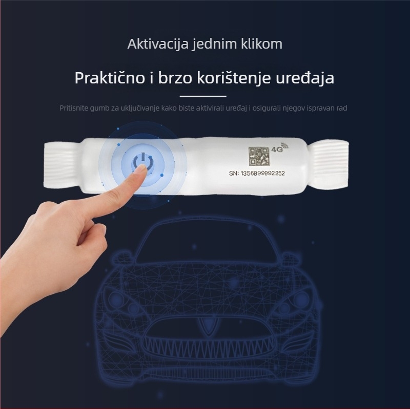 GPS lokator automobila i lokator vodnog spremnika, vodootporan, bežični, s ultra-dugom autonomijom u stanju pripravnosti
