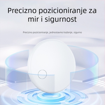 GPS tracker za pronalaženje gubitaka – Model D02, 240mAh baterija, globalno pozicioniranje, 7-dnevno praćenje, nosiv kao privjesak