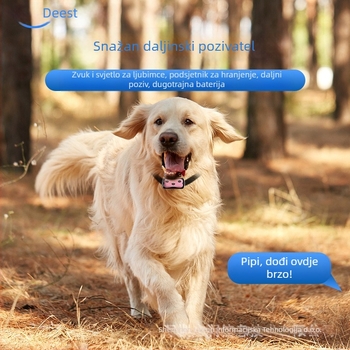 GPS Locator za kućne ljubimce D87 – praćenje u realnom vremenu, točnost 5 m, IP67 vodootporno, alarmi SOS/Mobilni/Perimetar, polimerna baterija 120 h