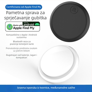 Univerzalni GPS tracker protiv gubitka s jednim klikom - ABS materijal, CR2032 baterija, GPS točnost 15 m, pogodan za kućne ljubimce, starije osobe i automobile