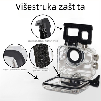 Go3 Pro vodootporno kućište za 360Go3 — PC materijal, injekcijsko oblikovanje, otporno na prašinu