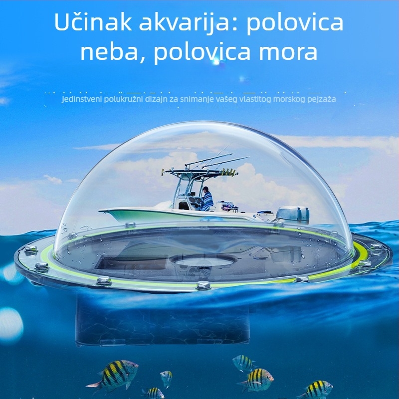 TELESIN Zaštitno vodootporno kućište za DJI Action4/3 – kućište od PC-a i akrila, model AGDY76