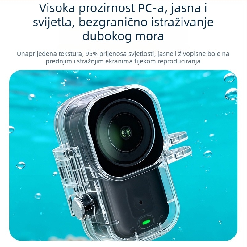 Vanjska vodootporna futrola za DJI Nano kameru – Materijal: PC + 304 Nehrđajući čelik + Kaljeno staklo; Model: DJI Nano Camera; Šifra proizvoda: FLW138; Marka: sheingka