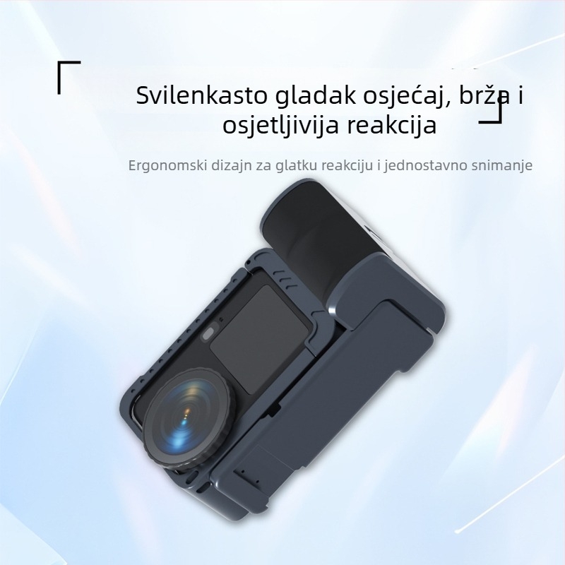 DJI Action6 Prošireni okvir od aluminijske legure s zaštitnim kućištem i hladnom cipelom (Model ZH0037; Kompatibilno s DJI Action6; Materijal: aluminijska legura; Mogućnost prilagodbe logotipa)
