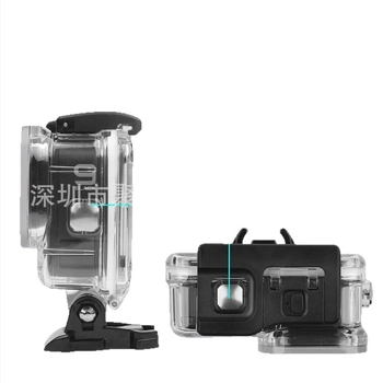 GoPro vodootporno kućište za 9/10/11/12 s ABS kućištem; paket uključuje 1× vodootporno kućište, 1× 3-u-1 zaštitnu foliju i 12× folija protiv zamagljivanja