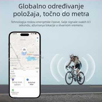 GPS lokalizator bicikla – protiv krađe, AirTag zamjena za cestovne bicikle