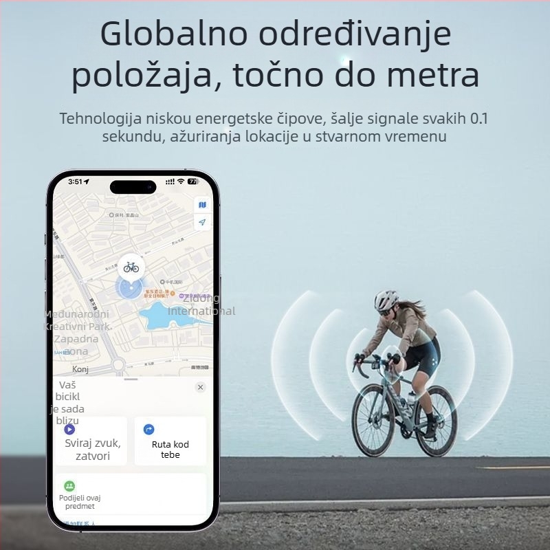 GPS lokalizator bicikla – protiv krađe, AirTag zamjena za cestovne bicikle