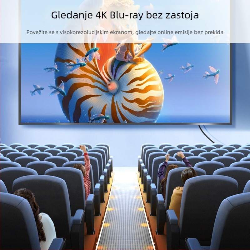 Cat6 Ethernet kabel RJ-45, model W198, 125 Mbps, promjer vodiča 5,6 mm, materijal: bakar obložen aluminijem