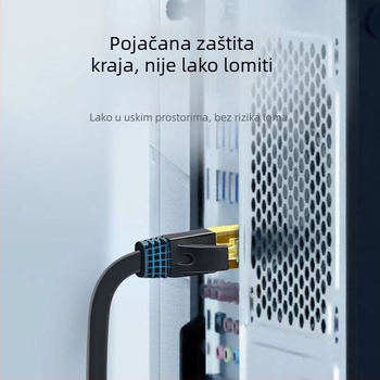 Cat6 plošni gigabitni mrežni kabel – USB sučelje, bakreni vodnik, koaksijalni tip kabela