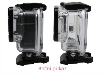 GoPro zaštitno vodootporno kućište GP06, PC materijal, logo se može dodati, podržava konstrukciju u jednom dijelu, paket uključuje okvir, bazu i vijci